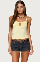 Edikted Chantelle Keyhole Tank Top