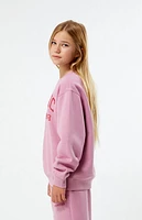 Pacsun Kids Mauve Pacific Sunwear Crew Neck Sweatshirt