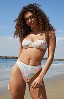 PacSun Surf Poppy Underwire Bralette Bikini Top
