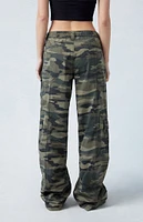 PacSun Camouflage Lightweight Low Rise Baggy Pants
