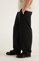 Pacsun Gray Pleated Baggy Trousers
