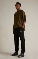 Fear of God Essentials Olive Crew Neck T-Shirt