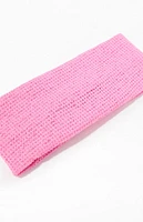 LA Hearts Pink Woven Soft Headband