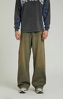 Pacsun Medium Indigo Tinted Extreme Baggy Jeans