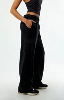 FABLETICS Active Cozy Fleece Wide Leg Cargo Sweatpants