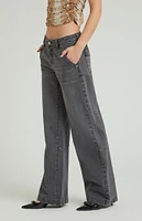 PacSun Black Low Rise Baggy Pants