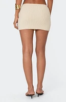 Edikted Fiona Knit Mini Skirt