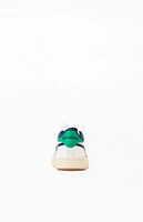 Reebok Kids White & Green Club C Revenge Shoes