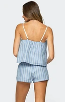 Edikted Birkley Striped Babydoll Top