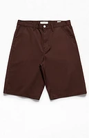 Pacsun Brown Extreme Baggy Shorts