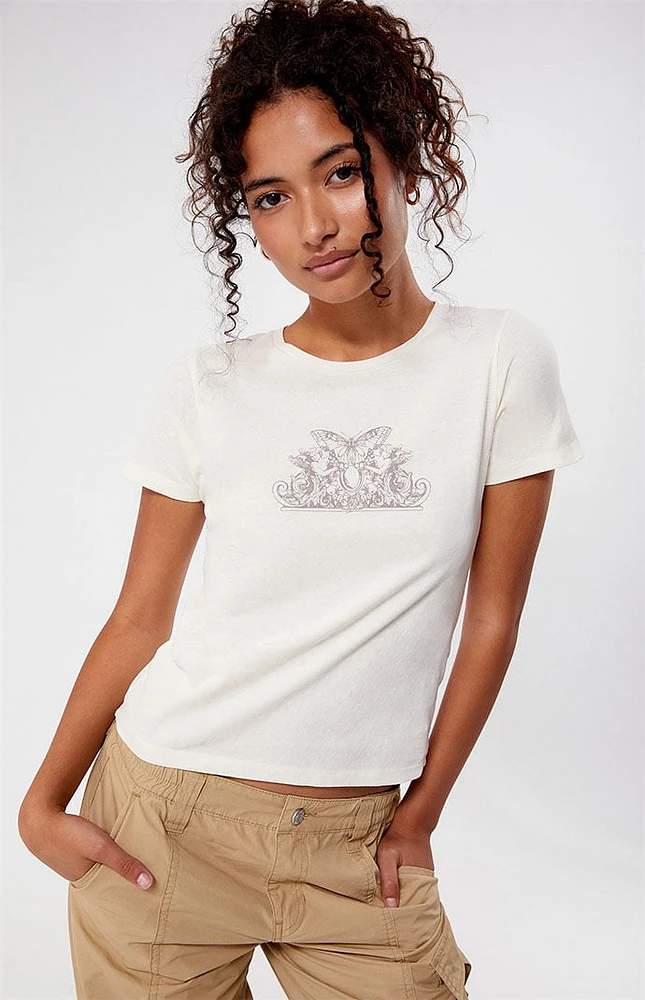 Golden Hour Butterfly Angel Frame T-Shirt