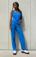 Ryan Destiny x PacSun Blue Lune Faux Leather Pants