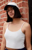 John Galt Off White Skylar Cropped Tank Top