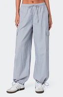 Edikted Phoenix Linen Look Cargo Pants