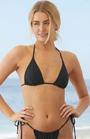 VYB Black Jolie Triangle Bikini Top