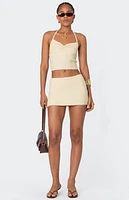 Edikted Fiona Knit Mini Skirt