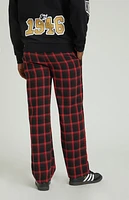 Pacsun Black & Red Plaid Pajama Pants