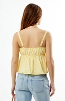 Your Favorite Tie Front Babydoll Top