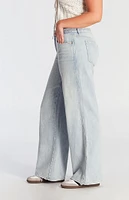 PacSun Casey Low Rise Baggy Jeans Light Indigo Wash