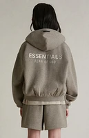 Fear of God Essentials Kids Homestead Heather Full Zip Fleece Hoodie