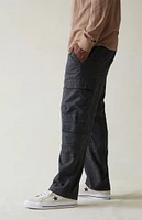 PacSun Stretch Plaid Cargo Trousers