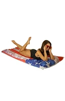PoolCandy Stars & Stripes Extra Wide Pillow Pool Raft