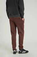 Pacsun Brown Fleece Sweatpants