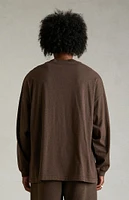 Fear of God Essentials Heather Wood Long Sleeve T-Shirt