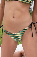 It's Now Cool Striped Reversible Tie Side Bikini Bottom