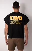 YIWO Big Boy Club Cap Cropped T-Shirt