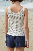 John Galt Ronnie Heart Rose Tank Top