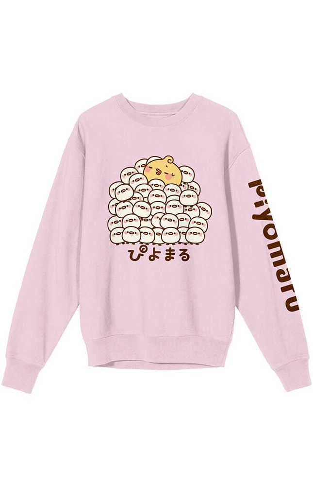 Piyomaru Group Shot Crew Neck Sweatshirt