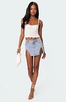 Edikted Lacey Knit Tank Top