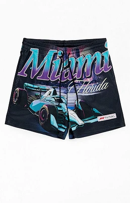 Formula 1 x PacSun Miami Skyline Mesh Shorts