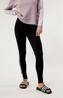 adidas Black Future Icon 3-Stripes Leggings