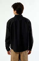 The Met x PacSun Logo Button Up Long Sleeve Shirt