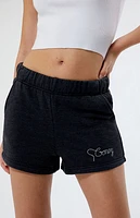 Coney Island Picnic Black Knit Lounge Sweat Shorts