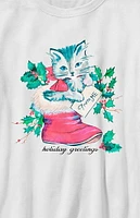 Kids Christmas Kitty T-Shirt