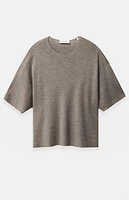 Fear of God Essentials Homestead Heather Merino Wool Short Sleeve Knit T-Shirt