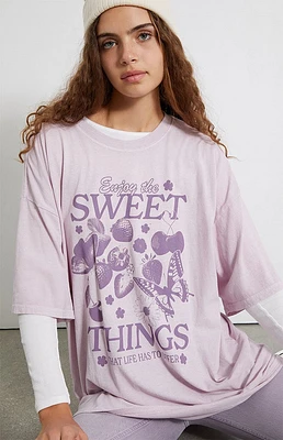 Golden Hour Sweet Things Oversized T-Shirt