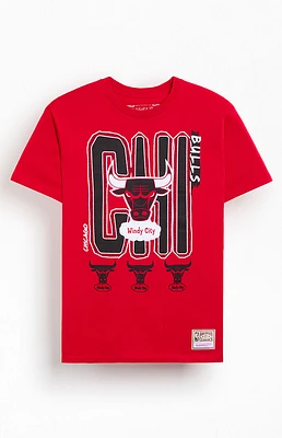 Mitchell & Ness NBA Retro City Chicago Bulls T-Shirt