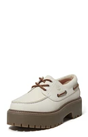 Timberland Women's Natural Nubuck Stone Street Boat Shoes
