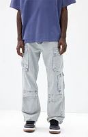 PacSun Light Indigo Baggy Cargo Jeans