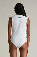 Fear of God Essentials Women's Cloud White Tri-Blend Bodysuit
