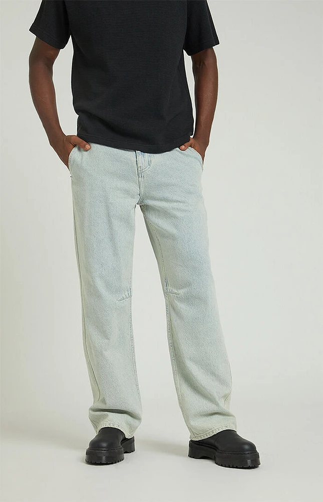 PacSun Light Indigo Baggy Cargo Jeans