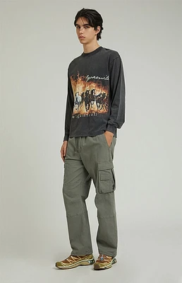 PacSun Natural Baggy Cargo Pants