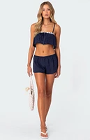 Edikted Edan Cotton Lace Shorts