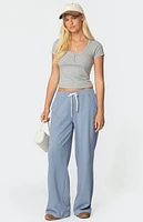 Edikted Katerina Henley T-Shirt