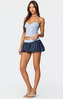 Edikted Janey Bubble Mini Skort