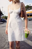 John Galt White Arianna Mini Dress